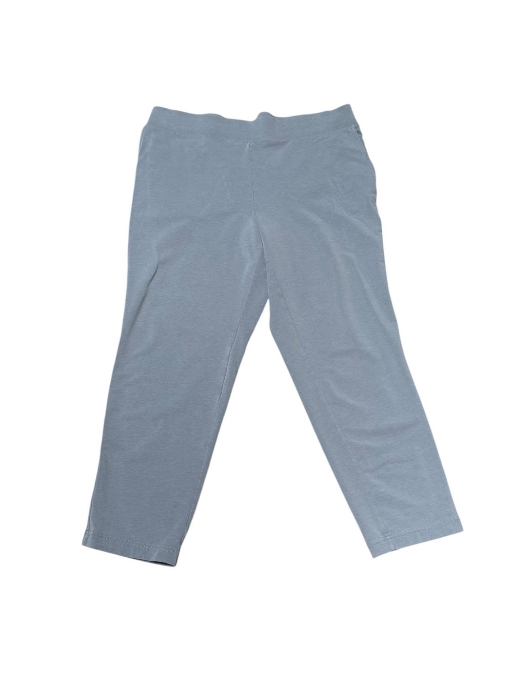 J.Jill Pure Jill Slim-Leg Cropped Pants | Dusty Blue | Size Medium - Picture 2 of 6